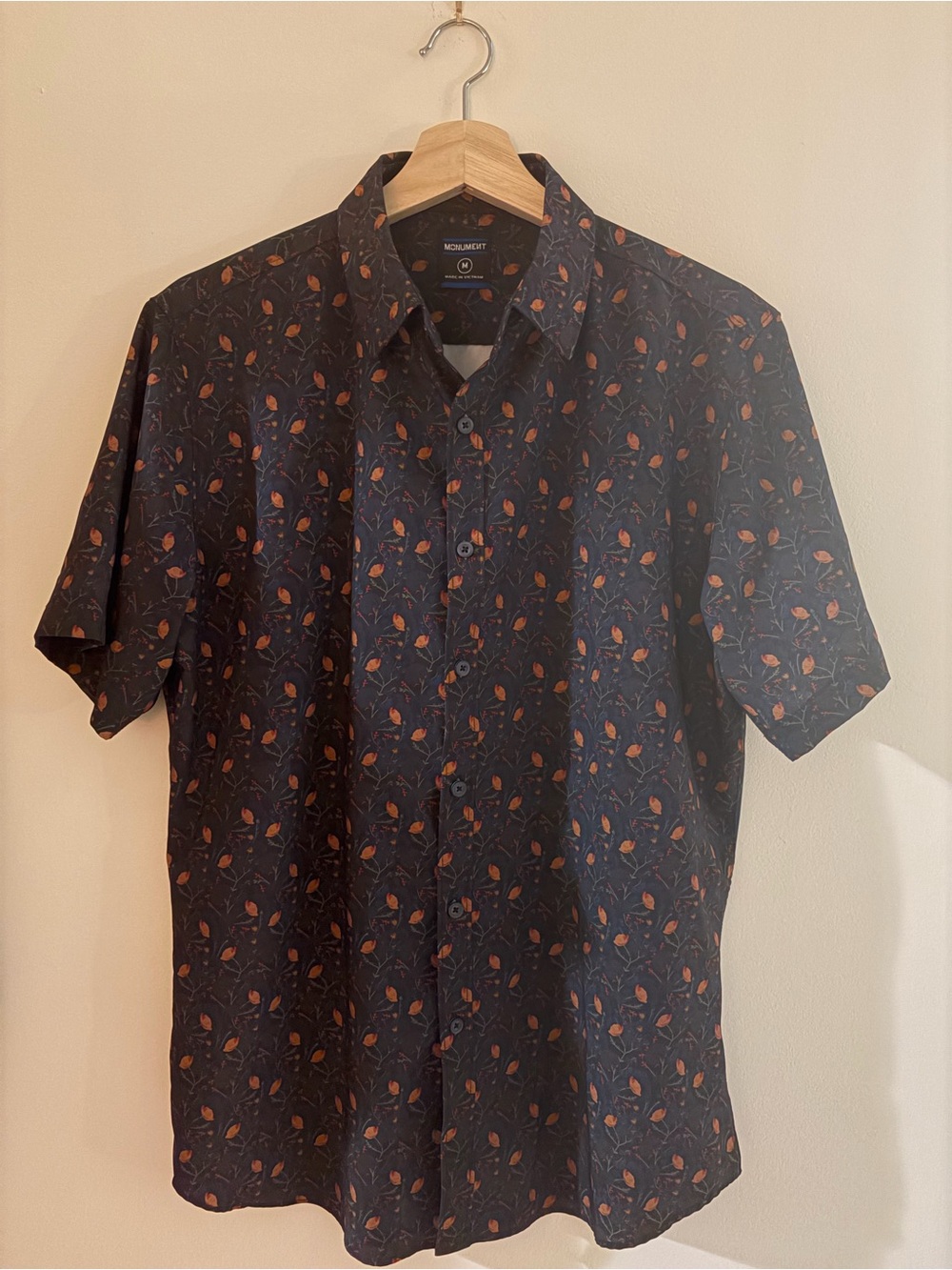 MONUMENT - Men’s S/S Button Down - M